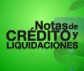 Notas de Crédito y Liquidaciones